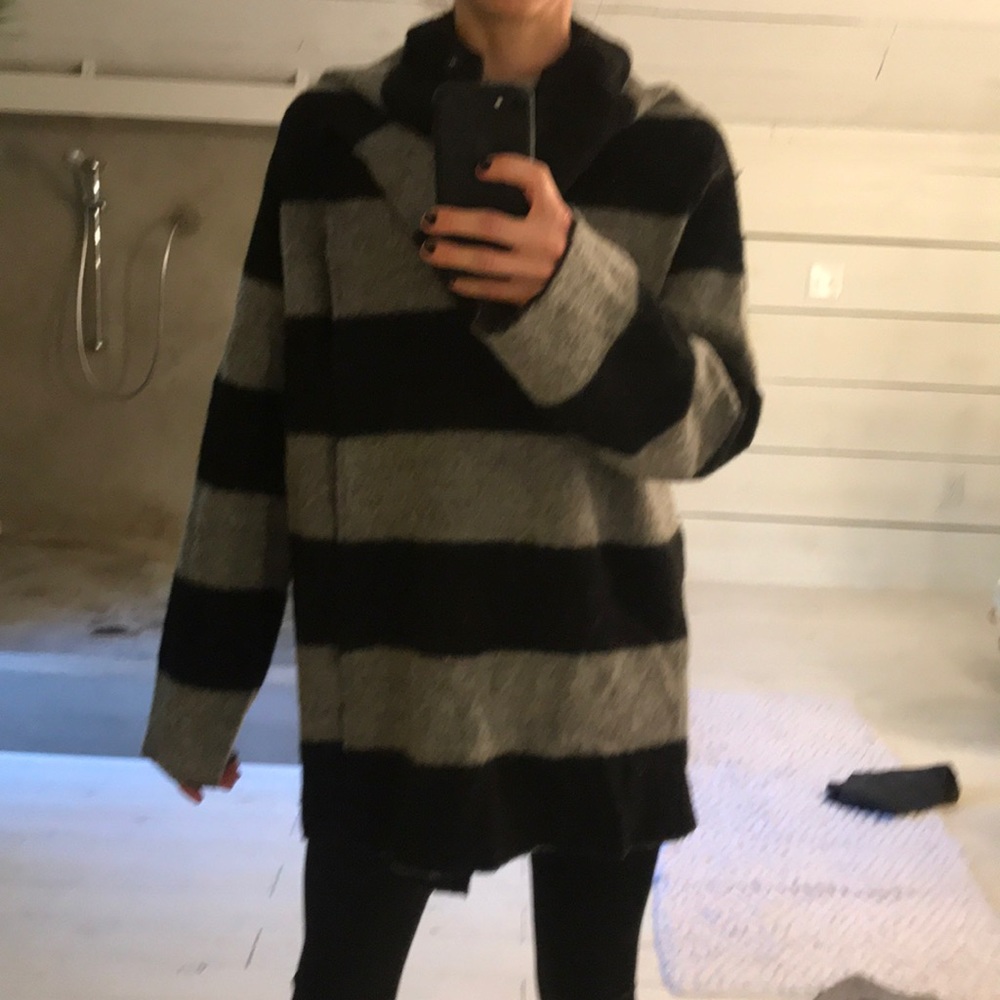 Cynthia Rowley wool double breasted cardigan